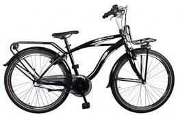 Bike Fun Vélos Cruiser Cruiser 43 cm gars de 26 pouces 3 G Frein à rétropédalage Noir