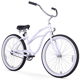 Firmstrong vélo Firmstrong Urban Lady Alliage Single Speed Beach Cruiser Vélo, 66 cm, Blanc