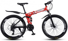 Aoyo vélo 24 vitesses VTT for adultes, 26En Vélo de route en aluminium léger pleine suspension Cadre, fourche à suspension, frein à disque,
