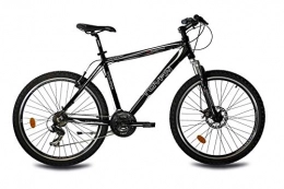 Unbekannt Vélos de montagnes 26 KCP VTT en aluminium vélo de Messieurs tovian 21 vitesses Shimano Noir – 66, 0 cm (26 pouces)