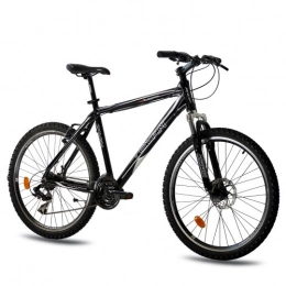 Unbekannt Vélos de montagnes 26 KCP VTT en aluminium vélo de Messieurs tovian 21 vitesses Shimano Noir – 66, 0 cm (26 pouces)