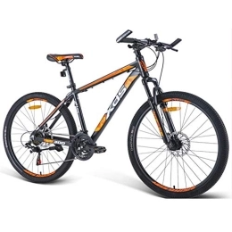 DJYD vélo 26 pouces, aluminium Mountain Bikes 21 Vitesse VTT avec double frein à disque, Adulte Vélo alpin, Vélos Anti-Slip, Hardtail Mountain Bike, Orange, 17 pouces FDWFN ( Color : Orange , Size : 17 Inches )