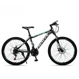 KOSFA vélo 26 pouces VTT pour femmes / hommes léger 21 / 24 / 27 vitesses vtt adultes vélos cadre en acier au carbone Suspension avant, A, 21 speed