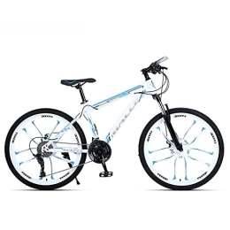 KOSFA vélo 26 pouces VTT pour femmes / hommes léger 21 / 24 / 27 vitesses vtt adultes vélos cadre en acier au carbone Suspension avant, D, 24 speed