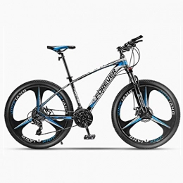 LYRWISHJD vélo 27, 5 pouces Mountain Trail vélo professionnel VTT en aluminium léger Cadre verrouillables fourchette for le transport urbain, aller à l'école, Outing, Fitness ( Color : Blue , Size : 27.5 inch )