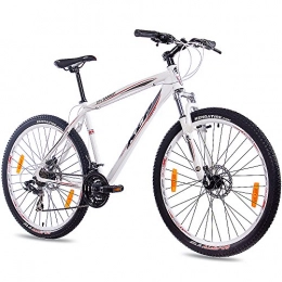 Unbekannt Vélos de montagnes 27, 5 pouces vtt vélo KCP garriot Unisexe avec 21 vitesses Shimano Blanc, 53 cm
