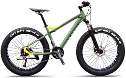 Aoyo vélo 27-Speed ​​Mountain Bikes, professionnel 26 pouces adulte Fat Tire Hardtail VTT, Cadre en aluminium Suspension avant tout-terrain vélos, C
