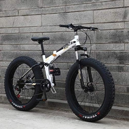 Aoyo vélo Adulte Mountain Bikes, tout-terrain Vélo de route 20inch Fat Tire Hardtail hommes VTT, suspension double cadre et fourche à suspension (Color : Black)