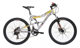 Atala Vélos de montagnes Atala – Scorpion – VTT suspendu 21 vitesses en aluminium – Mesure M (165 - 180 cm) – Gris et jaune
