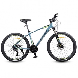 BCX Vélos de montagnes BCX Vélo de route 27 vitesses, vélo de course homme femme 26 pouces, frein à disque hydraulique, vélo de route en aluminium léger, noir, Bleu