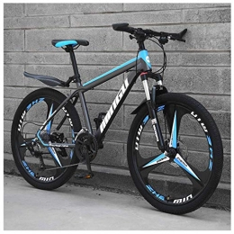 BCX vélo BCX Vélos de montagne pour hommes de 26 pouces, vélo de montagne semi-rigide en acier à haute teneur en carbone, vélo de montagne avec siège réglable à suspension avant, 21 vitesses, blanc à 3 branch