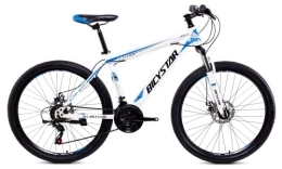 Bicystar Vélos de montagnes Bicystar VTT 26" Adulte Unisexe, Blanc / Bleu Clair
