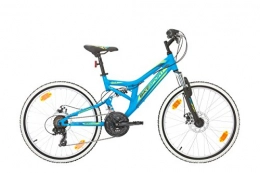 Bikesport vélo BIKESPORT Direction 24" vélo Enfant Disque mécanique 21 VIT. Shimano Bleu Blanc