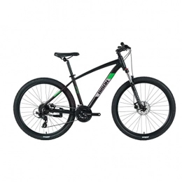 Bisan Vélos de montagnes Bisan MTX 7200 VTT avec roues 26", roues 27, 5", roues 29", pour adultes / homme / femme, plusieurs couleurs, cadre en aluminium, double maille, facile à monter (26", vert)