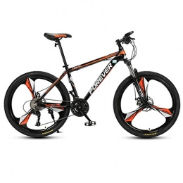 Chengke Yipin Vélos de montagnes Chengke Yipin Outdoor Mountain Bike Bicycle Speed Change Bicycle 26 inch One Wheel High Carbon Steel Frame Student Youth Shock-Absorbing Mountain Bike-Orange_24 Vitesses