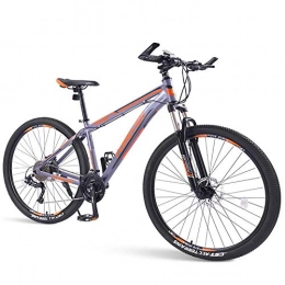 DJYD vélo DJYD Mens Mountain Bikes, 33 Vitesse Hardtail VTT, Cadre Double Disque d'aluminium de Frein, Vélo de Montagne avec Suspension Avant, Vert, 29 Pouces FDWFN (Color : Orange, Size : 29 inch)