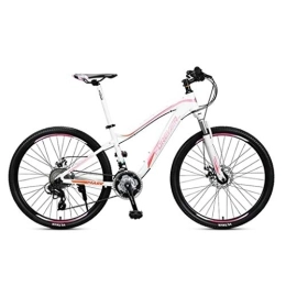 Dsrgwe Vélos de montagnes Dsrgwe VTT, 26” Mountain Bike, Cadre en Aluminium Semi-Rigide vélo, avec Freins à Disque et Suspension Avant, 27 Vitesse (Color : A)