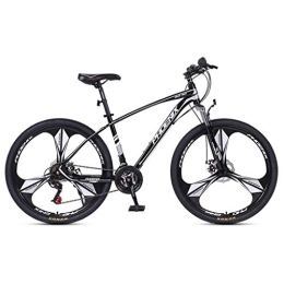 LADDER vélo Dsrgwe VTT, Mountain Bike, Cadre en Acier au Carbone Vélos hardtails, Double Frein à Disque et Suspension Avant, 26 Pouces, Roue 27.5inch (Color : Black+White, Size : 27.5inch)
