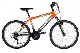 F.lli Schiano Vélos de montagnes F.lli Schiano Integral Shimano Vélo Homme, Orange / Noir, Taille 26"