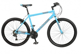Falcon vélo FALCON Progrès Unisexe Vélo de Montagne Bleu, 48, 3 cm Pouces en Aluminium, 18-Speed Avant et arrière en Alliage V-Brake Fourche à Lame Droite en Acier
