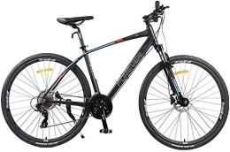 Aoyo Vélos de montagnes Femmes Mountain Bikes, 26 pouces 27 vitesses Mountain Trail Bike, double disque de frein en aluminium Cadre Semi-rigide VTT, Siège réglable (Color : Grey)
