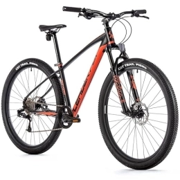 Leaderfox Vélos de montagnes Freins à disque Fox Sonora en aluminium 29" - 8 vitesses - Noir / orange - Rh 46 cm