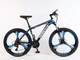 Feiteng vélo FT 26 Pouces Cadre en Alliage d'aluminium de Frein de vélo de Disque 24 Vitesse de Montagne amortisseurs en Acier au Carbone, Bleu