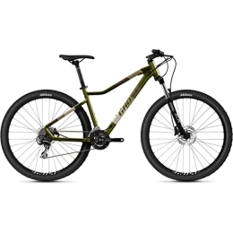 Ghost Vélos de montagnes Ghost Lanao Essential 27.5R AL W Vélo de montagne pour femme Vert olive / gris Taille M / 44 cm