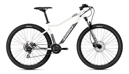 Ghost Vélos de montagnes Ghost Lanao Essential 27.5R Vélo de montagne pour femme 2022 (M / 44 cm, blanc nacré / vert métallisé – brillant / mat)