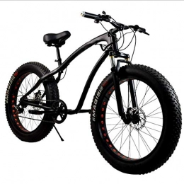 GuoEY Vélos de montagnes GuoEY Fat Bikes 2020, Fat Tire Bike Accessories Bicycle Warehouse, Wide Tire Full Suspension Big Fat Tire Mountain Bike 26 '' After 7 Speed ​​High Speed ​​Mountain Snow Bike