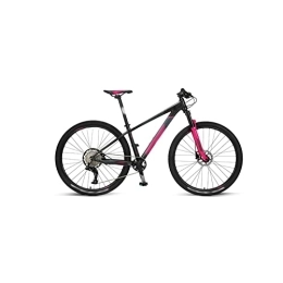 HESND Vélos de montagnes HESND zxc Vélos pour adultes VTT grande roue de course frein à disque d'huile vitesse variable tout-terrain vélos hommes et femmes (couleur : rose, taille : XL)