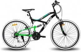 Hiland vélo Hiland VTT 26 pouces 18 vitesses pour jeune, avec fourche de suspension Urban Commuter City - Noir