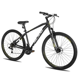 ROCKSHARK Vélos de montagnes HILAND VTT Vélo Hardtail 29 Pouces 431 mm Noir pour Homme et Femme Vélo Shimano 21 Vitesses avec Cadre en Aluminium et Frein à Disque…