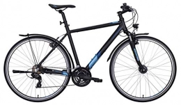 Kreidler Vélos de montagnes Kreidler Stockage 28'' 2.0 Rue Shimano TX 800 24 Vitesse MTB Vélo (Hommes Diamant Noir, 28 Pouces 21.5 Pouces (55 cm))