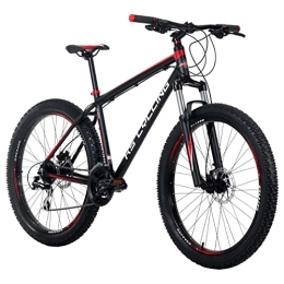 KS Cycling Vélos de montagnes KS Cycling VTT Hardtail 27, 5" Plus Xceed Noir / Rouge RH 46 cm Adulte Unisexe, Zoll