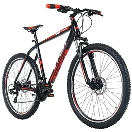 KS Cycling Vélos de montagnes KS Cycling VTT Hardtail Morzine Noir / Rouge Adulte Unisexe, 27, 5 Zoll, 53 cm