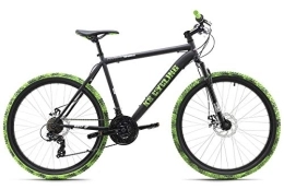 KS Cycling Vélos de montagnes KS Cycling VTT Semi-Rigide 26'' Crusher Noir-Vert TC 51 cm