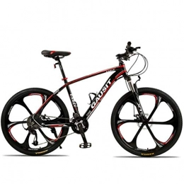 LDDLDG vélo LDDLDG Vélo de montagne 26" 27 / 30 vitesses léger Cadre en alliage d'aluminium Suspension à disque - Noir (Taille : 27 vitesses)