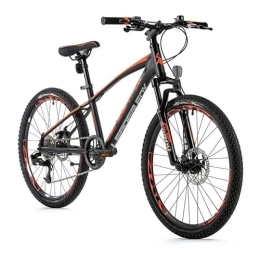 Leaderfox Vélos de montagnes Leader Fox Capitan Vélo de montagne en aluminium 8 vitesses Noir / orange