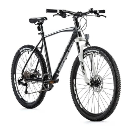 Leaderfox Vélos de montagnes Leader Fox Factor Vélo VTT 26" en aluminium 8 vitesses freins à disque Rh 36 cm Noir / blanc