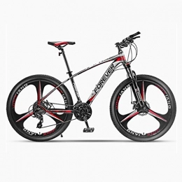 LYRWISHJD vélo LYRWISHJD 30 Vitesse Mountain Trail Professional Bike VTT en Aluminium léger Cadre verrouillables Fourchette for Le Transport Urbain, Aller à l'école, Outing, Fitness (Color : Red, Size : 27.5 inch)