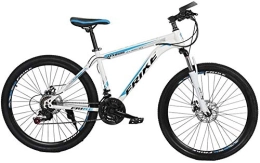 Lyyy vélo Lyyy VTT, Vélo de Route, Queue Dur vélo, 26 Pouces vélo, en Acier au Carbone for Adultes vélo, 21 / 24 / 27 Speed ​​Bike, Vélo coloré YCHAOYUE (Color : White Blue, Size : 21 Speed)