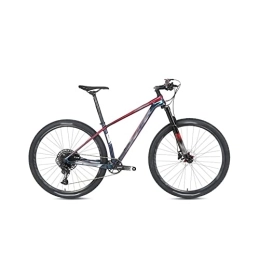  Vélos de montagnes Mens Bicycle Carbon Mountain Bike Bike (Color : Silver) (Red)