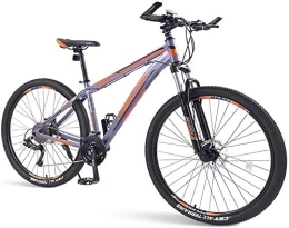 Aoyo vélo Mens Mountain Bikes, 33 Vitesse Hardtail VTT, cadre double disque d'aluminium de frein, Vélo de montagne avec suspension avant, Vert, (Color : Orange)