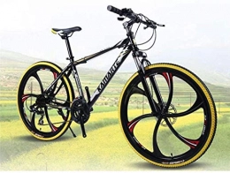 MJY Vélos de montagnes MJY Vélo 26 pouces double frein à disque choc VTT, vélo à une roue, vélo pliant pour hommes et femmes, 1, 24 vitesse 6-24