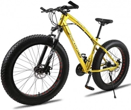 MJY Vélos de montagnes MJY Vélo 26 pouces Frein à disque double 7 vitesses / 21 vitesses Véhicule tout-terrain à vitesse variable à pneus larges, vélo à double amortisseur, motoneige VTT 6-24, 7Vitesse