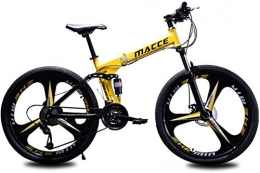 MJY Vélos de montagnes MJY Vélo VTT cadre en acier au carbone vélo 3 roues à rayons Double freins à disque plier vélo de course vélo en plein air cyclisme 6-24, 24 pouces / 24 vitesses