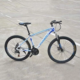 MJY Vélos de montagnes MJY Vélo vélo, VTT, vélo de route, vélo de queue rigide, vélo de 26 pouces 21 vitesses, vélo d'absorption des chocs en alliage d'aluminium 6-11, Blanc bleu
