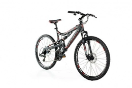 Moma Bikes Vélos de montagnes Moma Bikes Vélo VTT, EQX 26", Aluminium. SHIMANO 24V, Freins a Disque, Double Suspension (Plusieurs tailles)