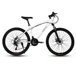 N/Z Vélos de montagnes N / Z Accueil équipement vélo VTT Adulte vélo vélos de Route pour Hommes et Femmes 24 Pouces Roues Vitesse réglable Double Frein à Disque